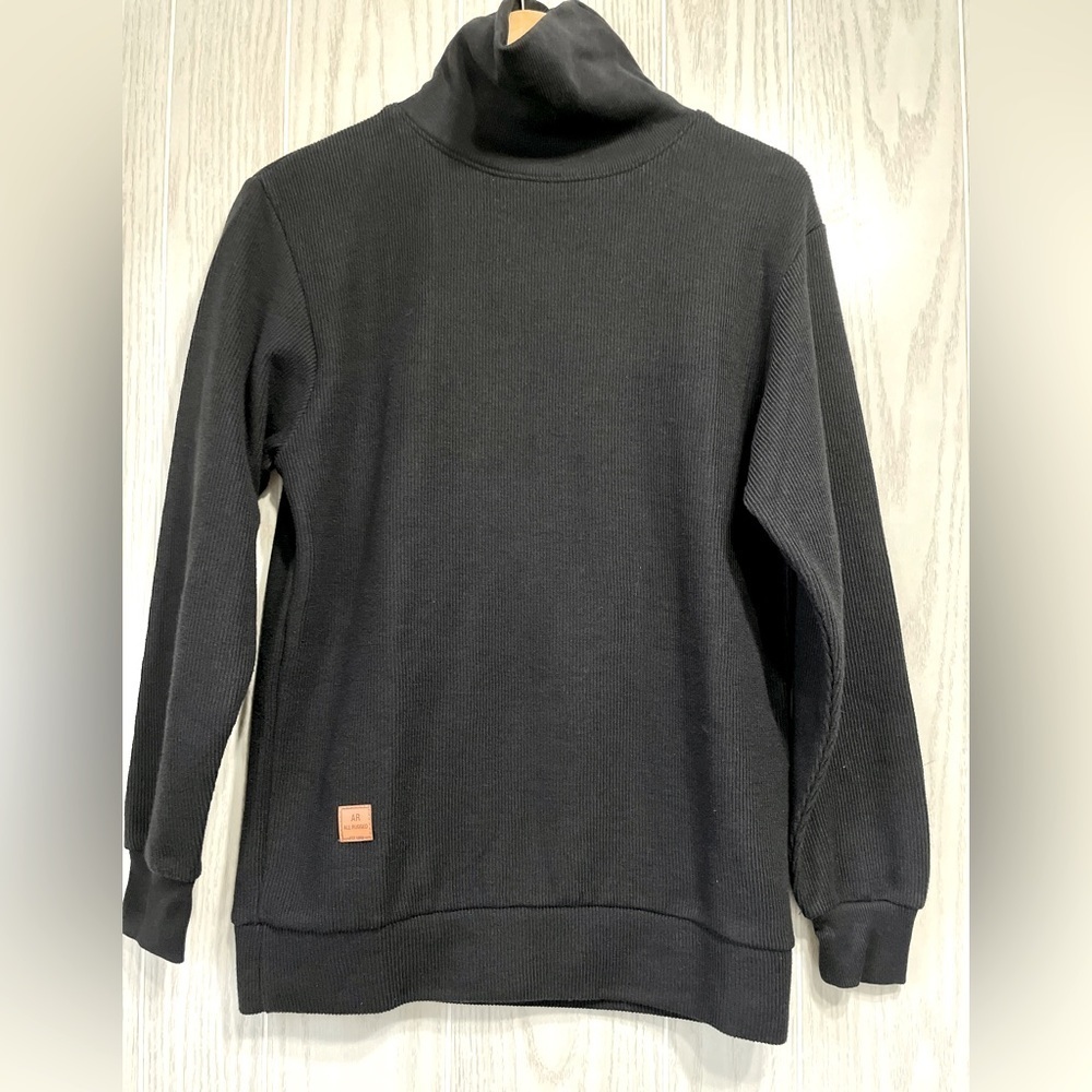 All Rugged Premium Cotton Men’s Medium Black Pullover EUC